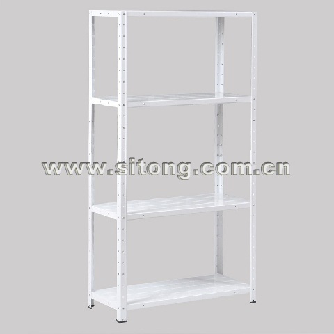 Free Standing Plastic Sprayed Four-Shelves Metal Shelf Garage Storage Rack Display Rack (MS-04)