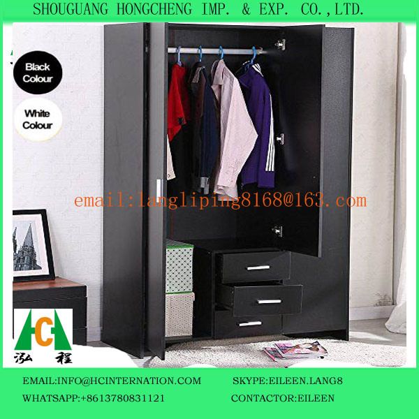 Wardrobe of Melamine MDF or Chipboard