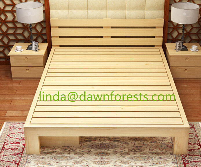 Wooden Bed for Hotel Furniture