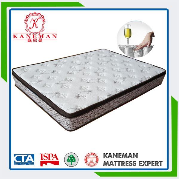 2016 Hot Selling 5 Star Hotel Furniture Compress Comfort Double Pocket Spring Mattress