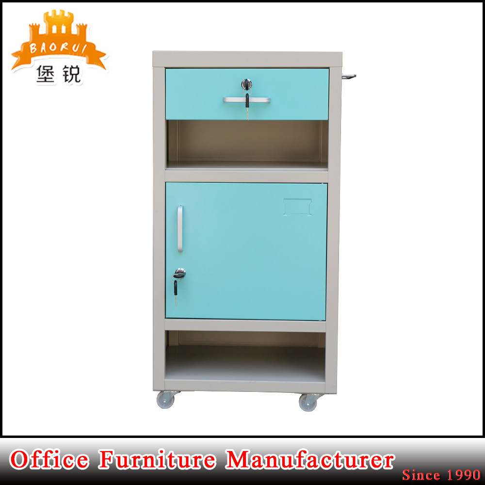 High Quality Hospital Furniture Bedside Medical Storage Cabinet