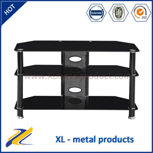 Modern Metal Glass TV Stand