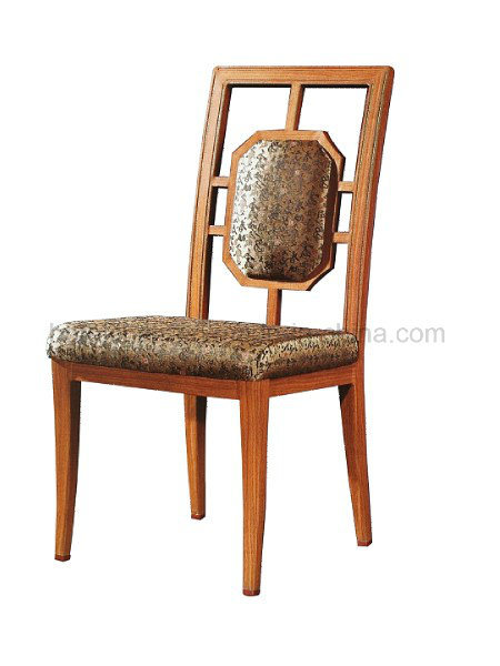 Antique Chinese Stlye Hollow Back Dining Chair