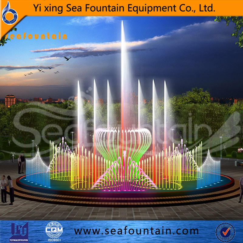 Garden Decoration Round Music Dancing Water Fountain