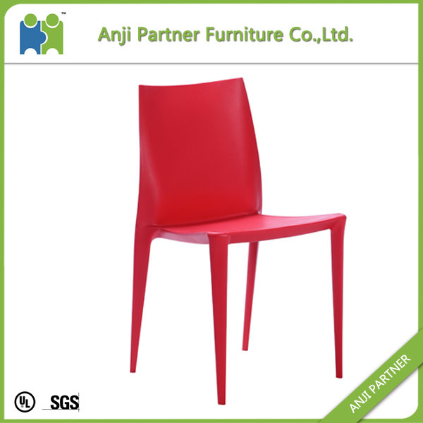 Simple Design Red Durable Plastic Chair for Dining Chair (Cynthia)