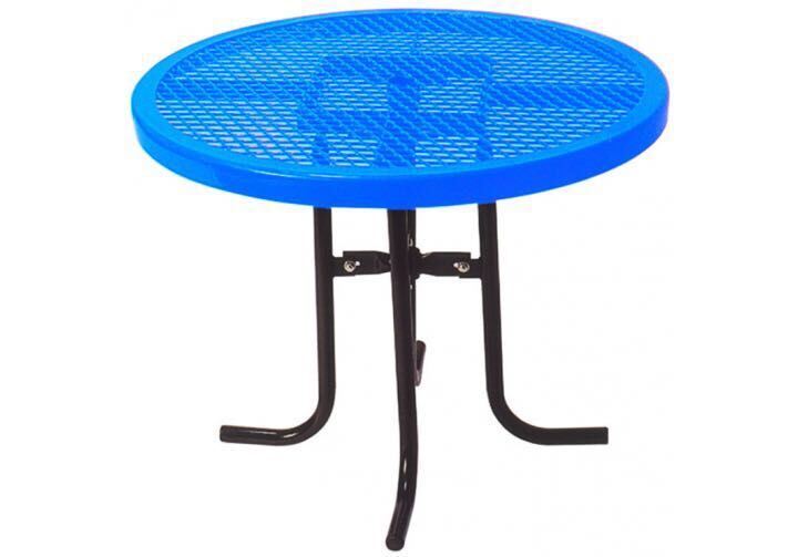 Metal Fabrication 36-Inch Portable Round Food Court Table