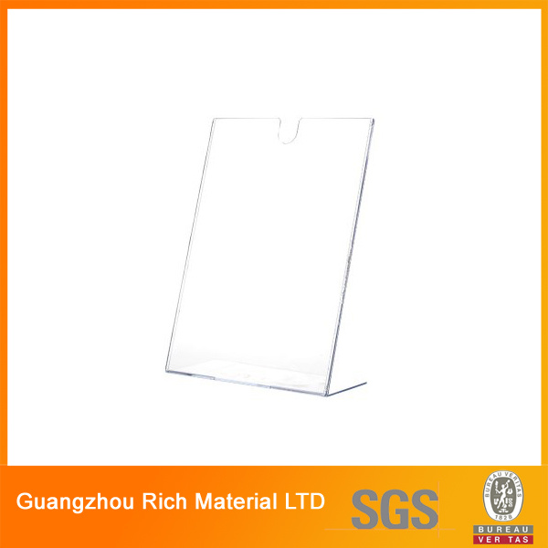 Acrylic Menu Stand/Plastic PMMA Menu Display/Perspex Stand