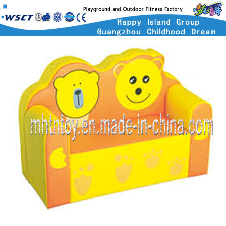 Children Furniture Bear Type Double Seat Sofa (HF-09804)