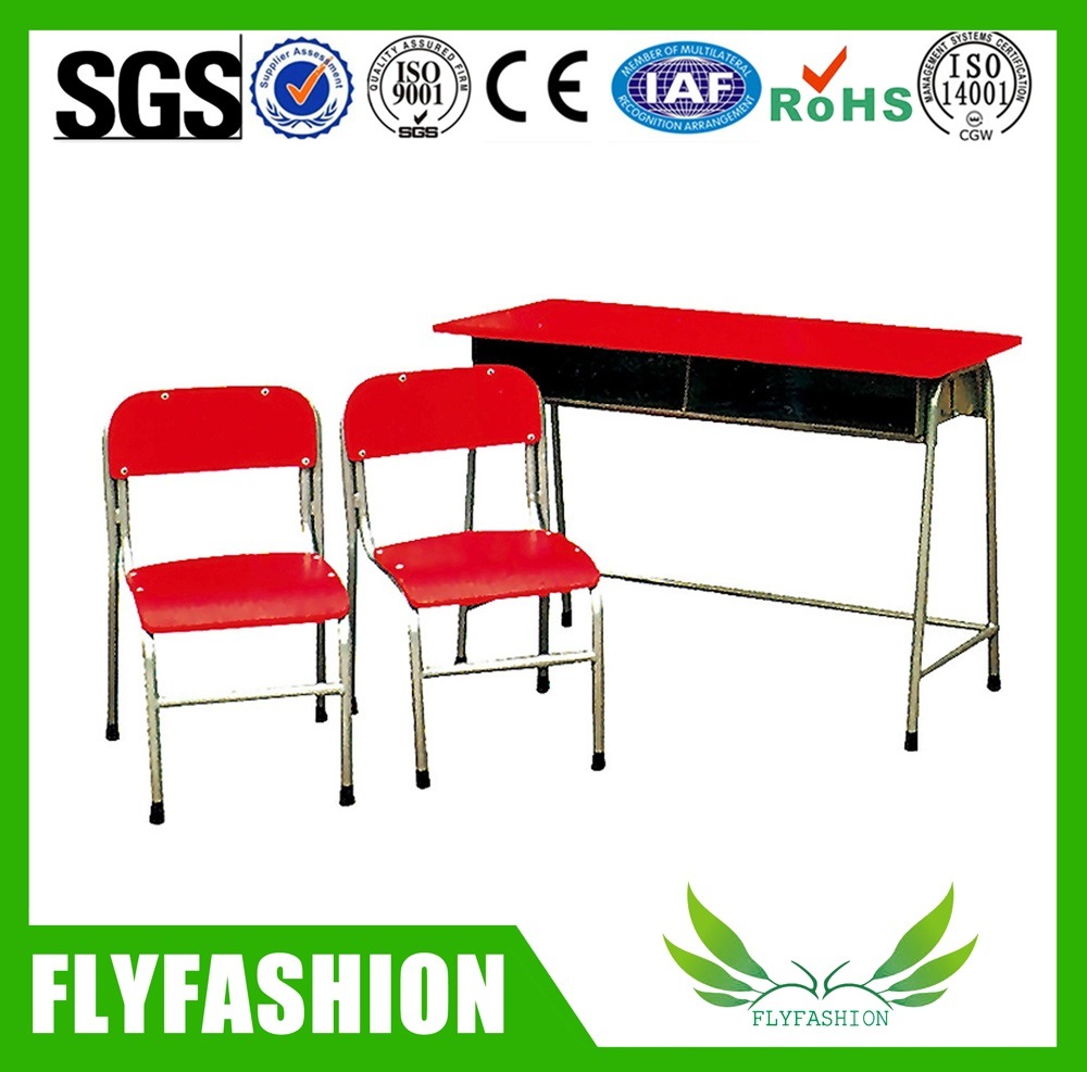 Double School Customized Classroom Kid Desk and Chair