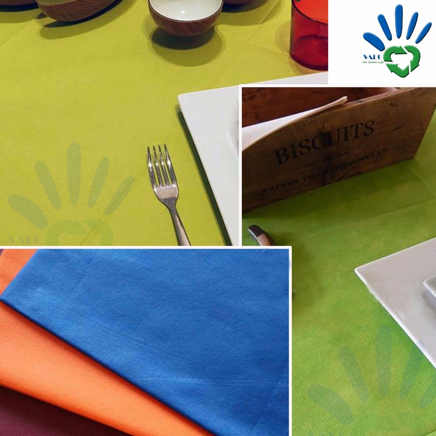 Disposable PP Spunbond Nonwoven Tablecloth/Table Cover/Table Sheet/Table Runner