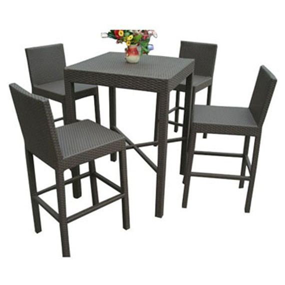 Outdoor PE Rattan Bar Set Quality Bar Furniture (BF-1006)