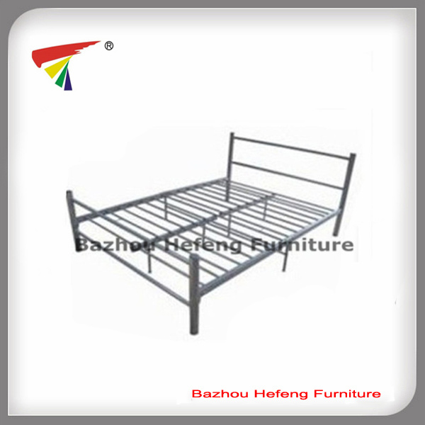 Metal Frame Bed Double Bed for Bedroom Furniture (HF083)