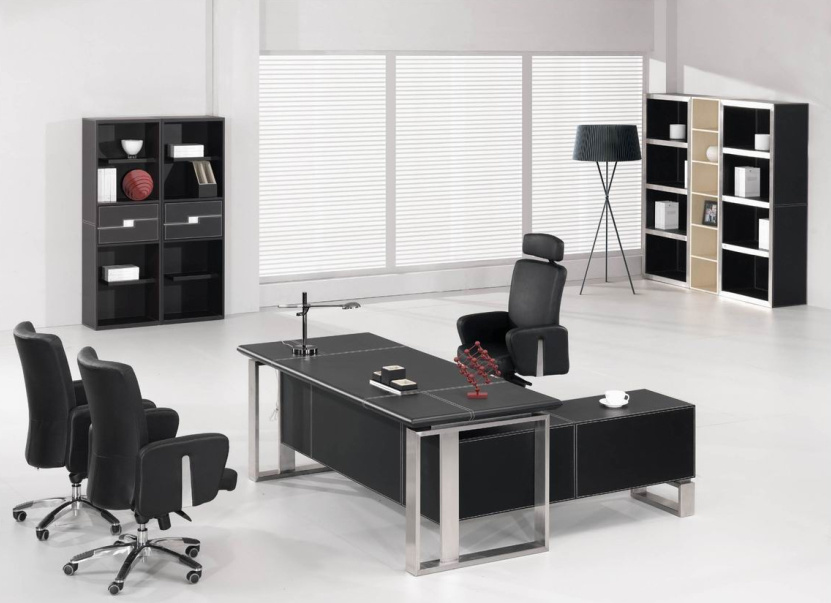 Fashion &Modern PVC/MDF Office Desk (AT019)