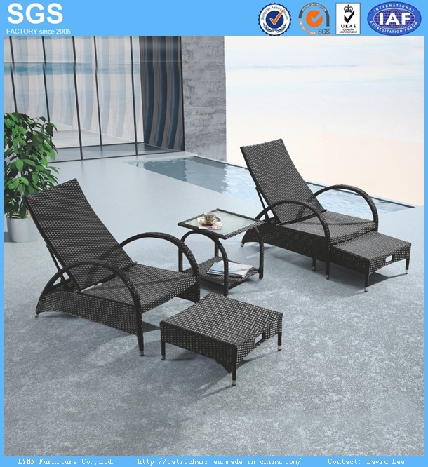 Beach Furniture Garden Hotel Furniture Rattan Reclining Chair