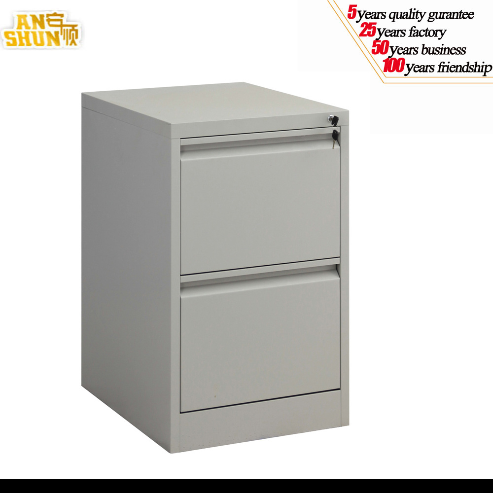 Metal Steel Two Drawer Filing Cabinet