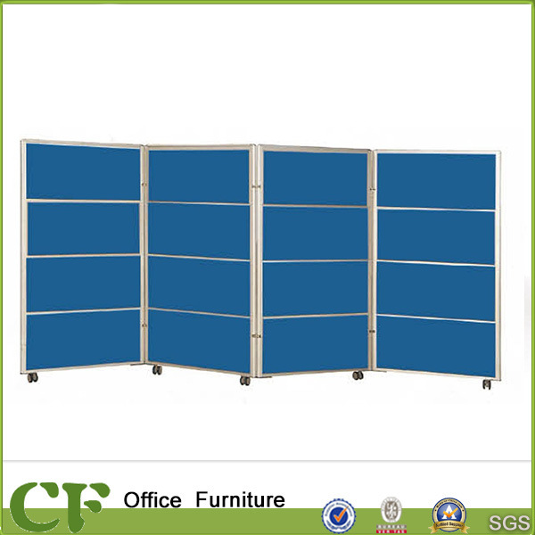 Movable Office Foldable Fabric Partition with Aluminum Frame