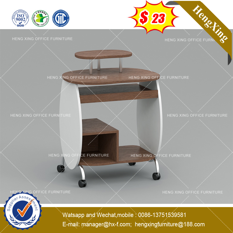 China Steel Metal Modesty Panel Tempered Glass Computer Table (HX-8NE040)