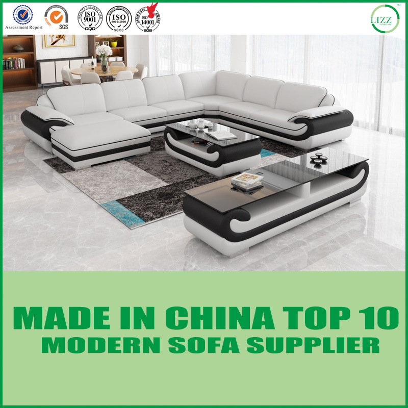 Elegant Furniture Modern Home Leather Sofa Bed