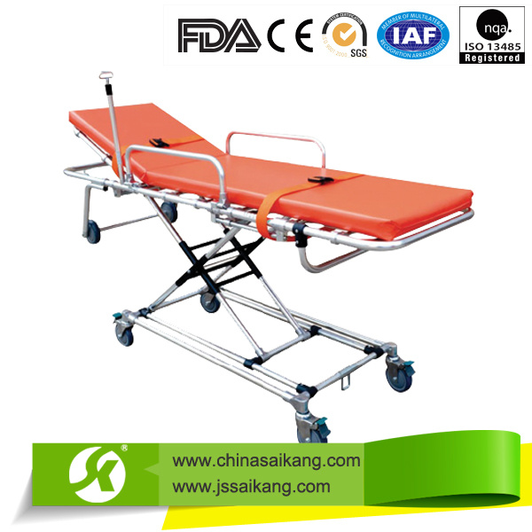 Aluminum Alloy Hospital Ambulance Patient Stretcher Trolley