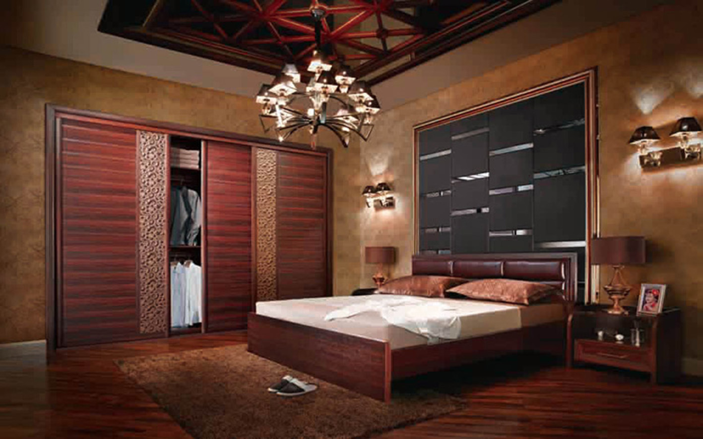 Particle Board Wardrobe Bedroom Furnitures (zy-049)