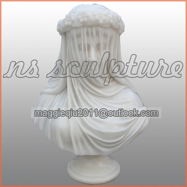 Velled Bride Bust for Decoration MB1701