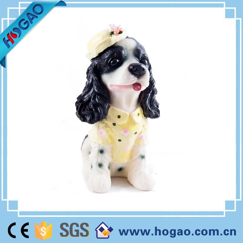 Popular Resin Garden Decoration Resin Dog Figurine