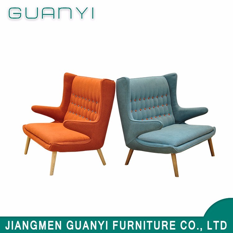 Furniture Manufacturer Beautiful Living Room Fabric Lounge Chair