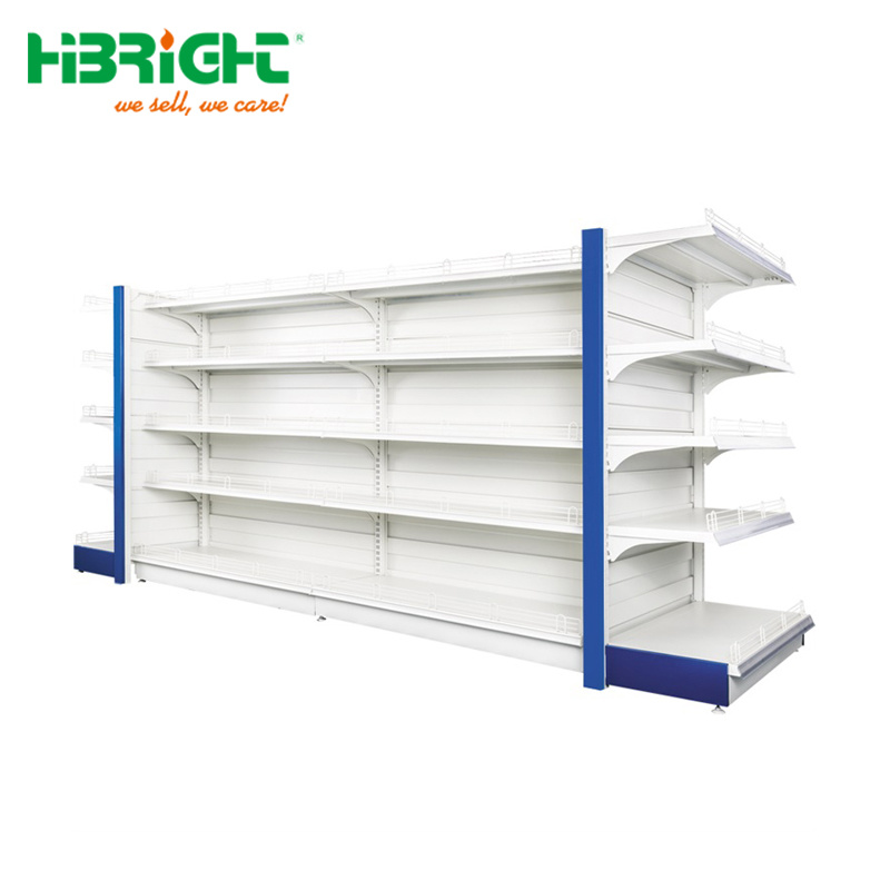 Powder Coated Material Display Supermarket Shelf