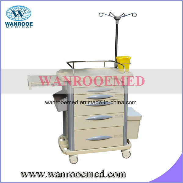 Bet-72031b-Lt Hospital Crash Cart Medical Trolley