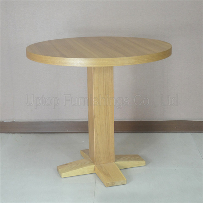 (SP-RT528) Commercial Hotel Restaurant Solid Wood Leg Dining Table