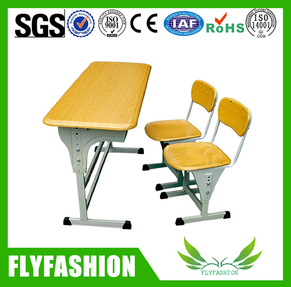 Simple Classroom Student Desk with Chair (SF-05D)