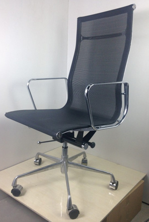 Modern Black Swivel Executive Mesh Computer Racing Office Chair