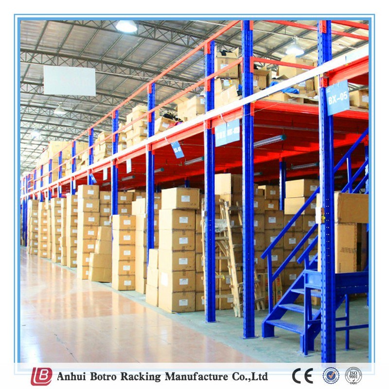 Powder Coated Factory Shelf Warehouse Mezzanine and Platform