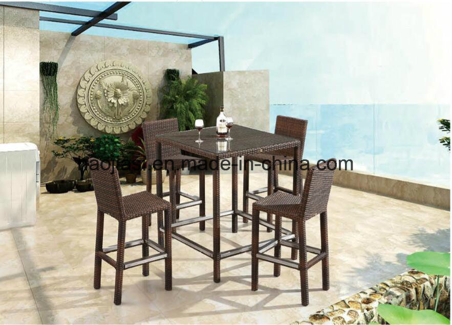 Outdoor /Rattan / Garden / Patio/ Hotel Furniture Rattan Chair & Table Set (HS1008C&HS7212DT)