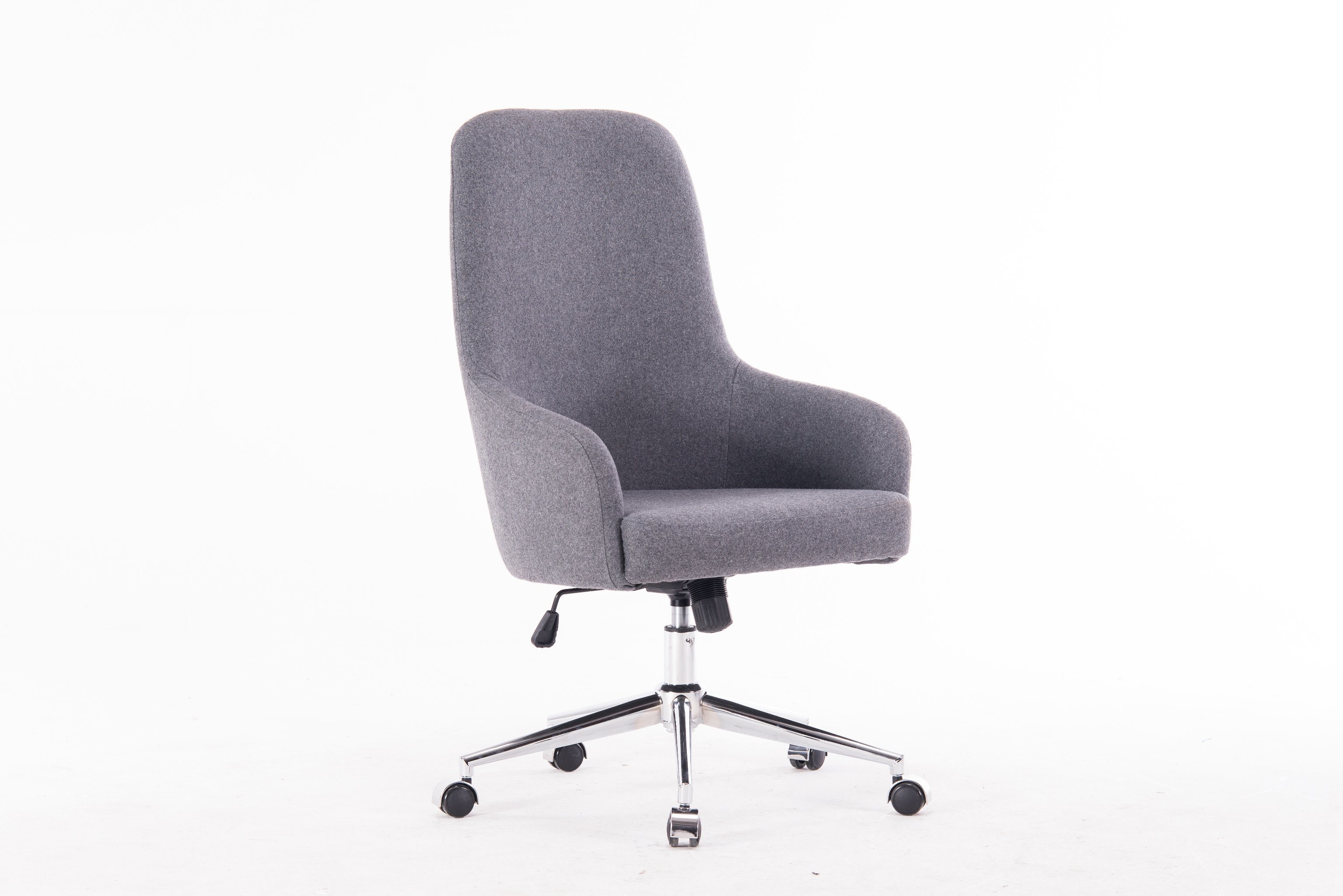 High Back Gray Fabric Executive Swivel Office Chair