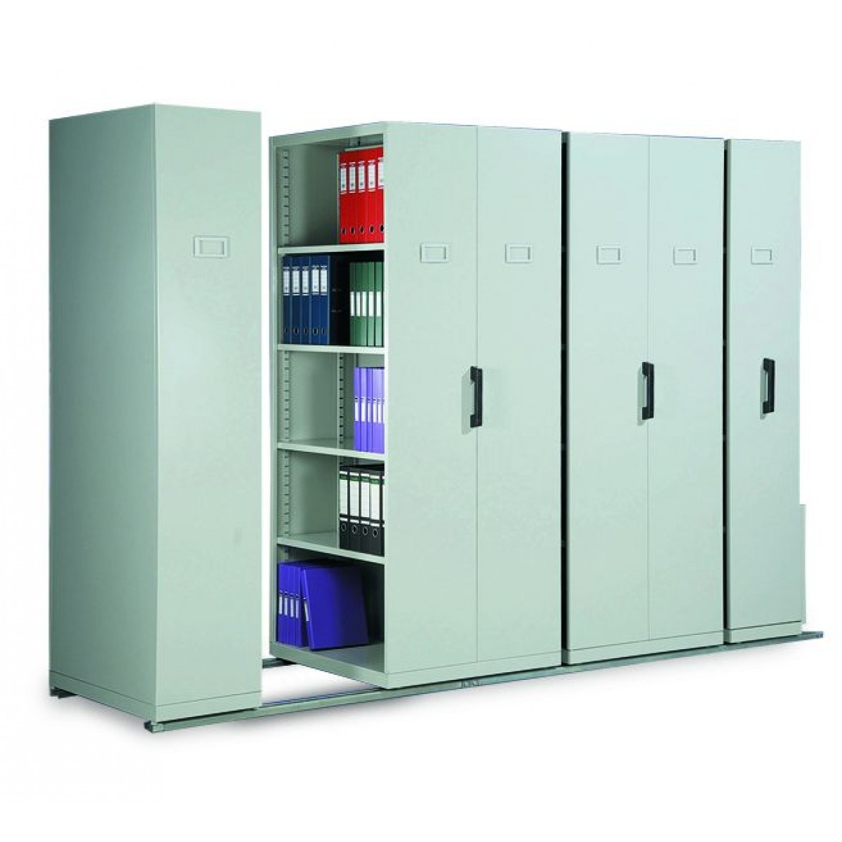 Office Mobile Filing Cabinet (HANDPULL-T4B)