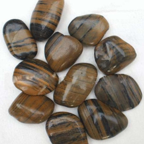 Super Polished Stripe River Pebble