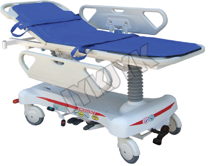 Hydraulic Rise-and-Fall Hospital Stretcher Cart