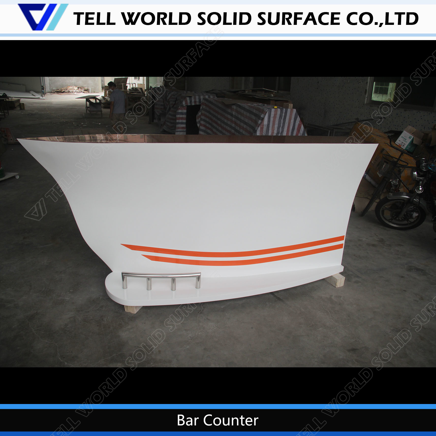 Boat Shaped Modern Desig Bar Furniture Custom Made Boat Style Bar Counter for Sale