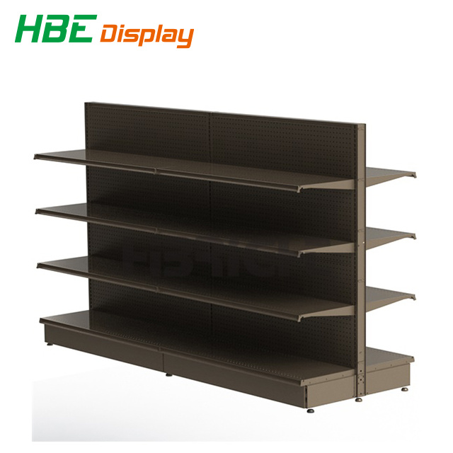 Supermarket Display Racks Heavy Duty Gondola Shelving