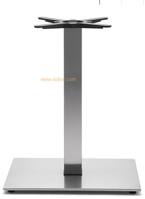 (SC-734) Brush Stainless Steel Dining Table Base for Restaurant Furniture