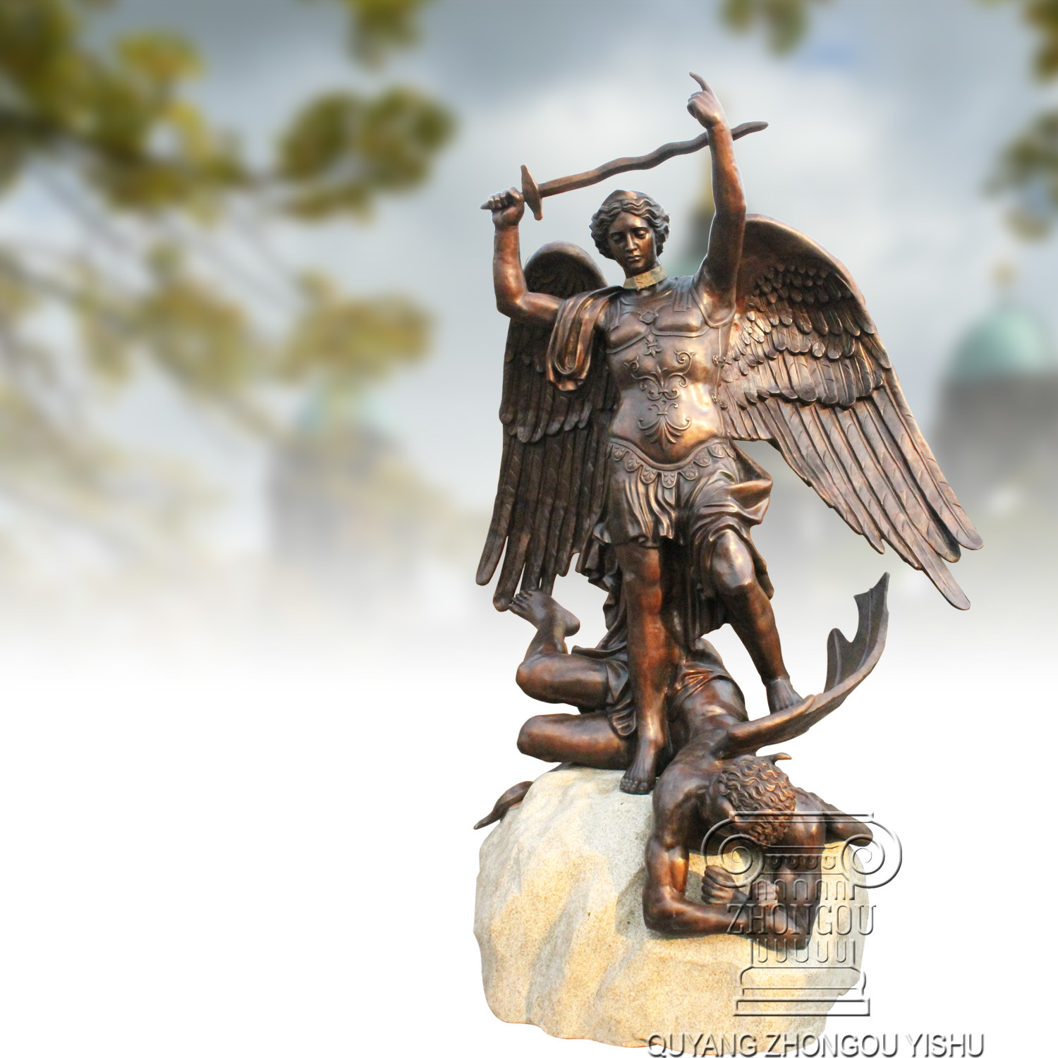 Bronze Casting Statue of St Michael