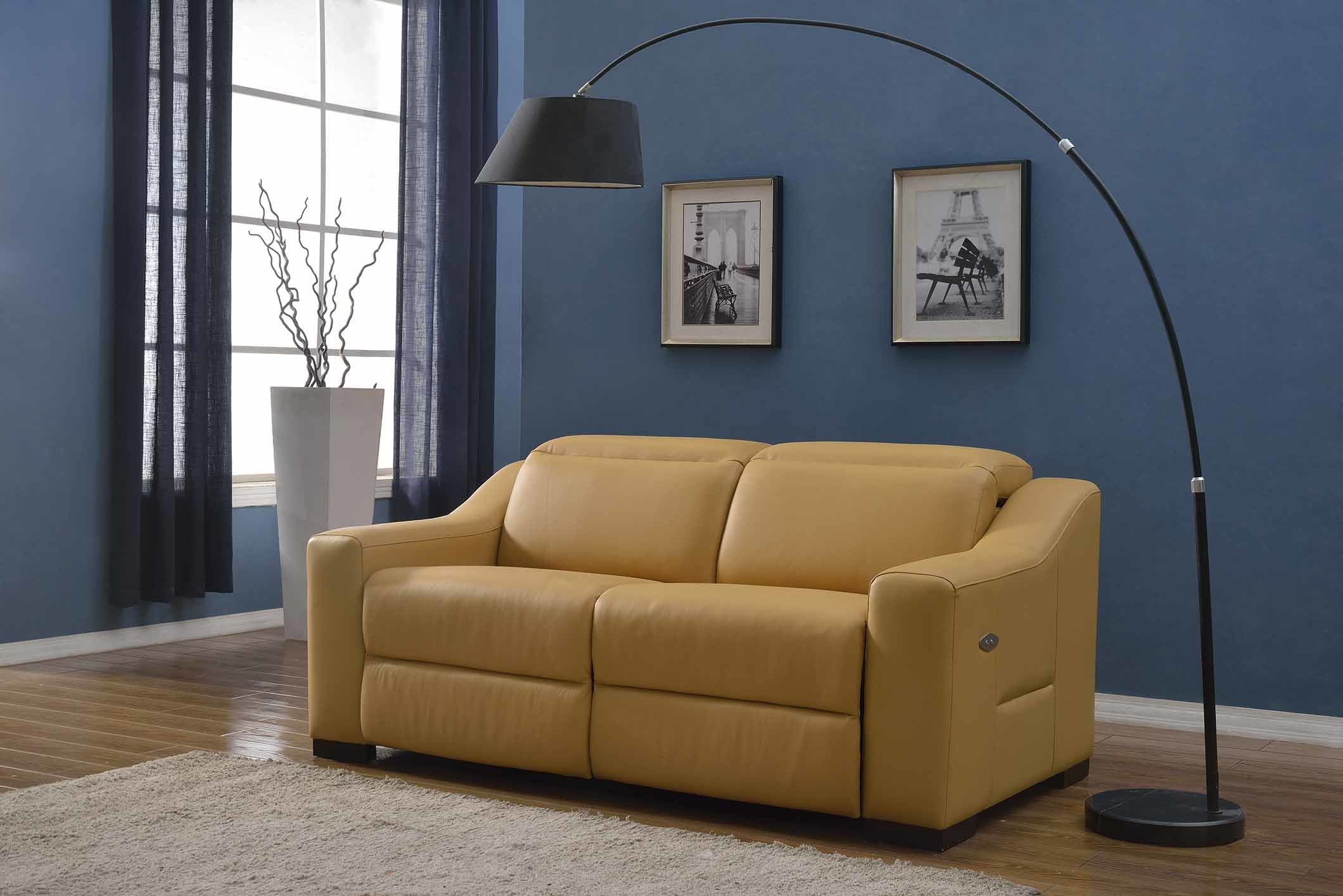 Home Furniture Living Room Leisure Genuine Leather Sofa