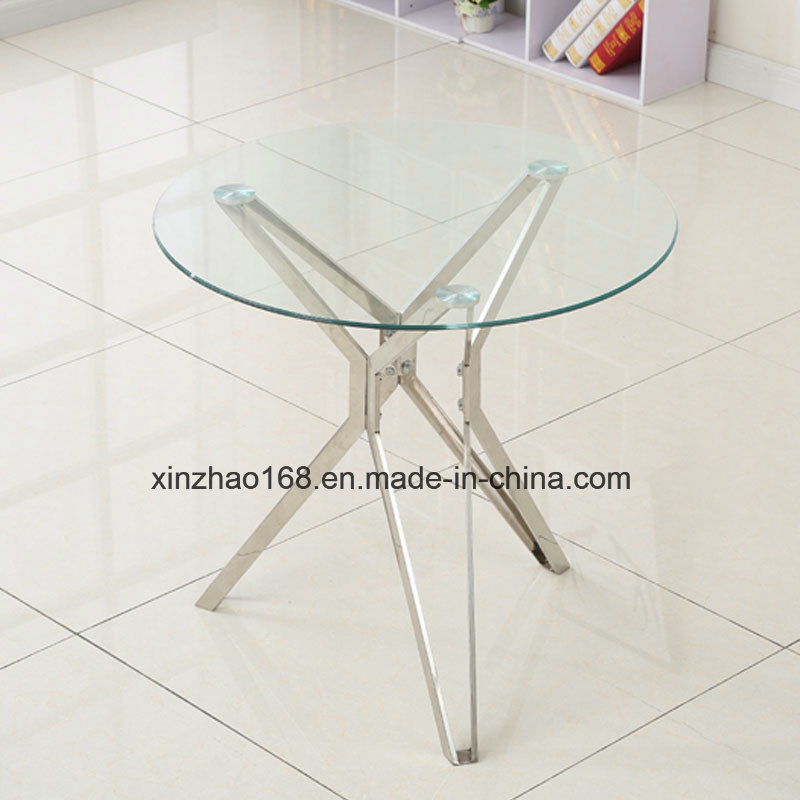 Stainless Steel New Round Tea Table