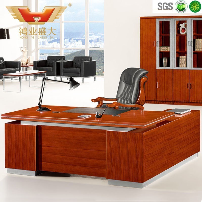 Wooden L-Shape Office Table Executive Computer Desk Office Furniture (HY-D0220)