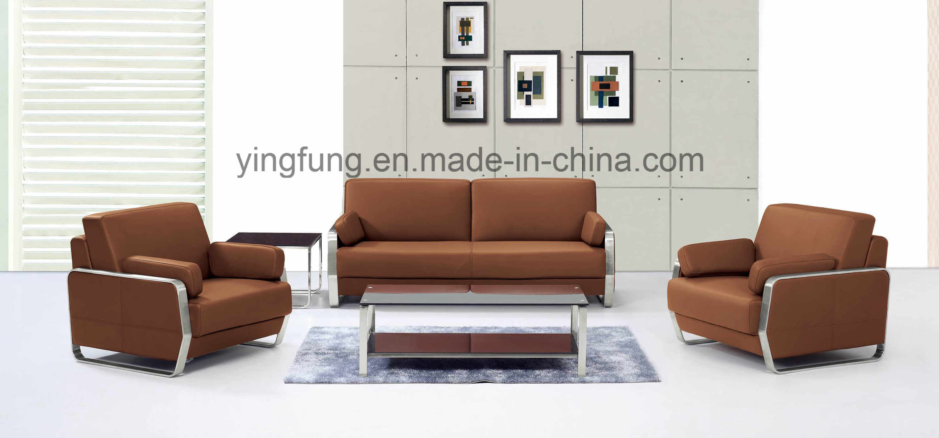 Modern Style Waiting Room PU Leather Office Sofa (SF-6022)