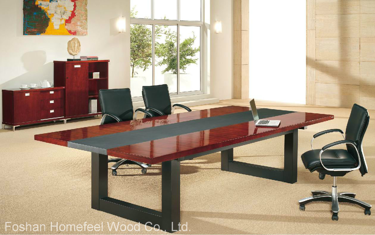 Simple Wooden Boardroom Table Meeting Table Conference Table (HF-MH7037)