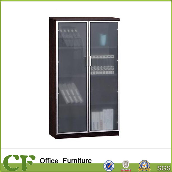 2 Meter Wall Cabinet Modern Glass Office Filing Cabinet