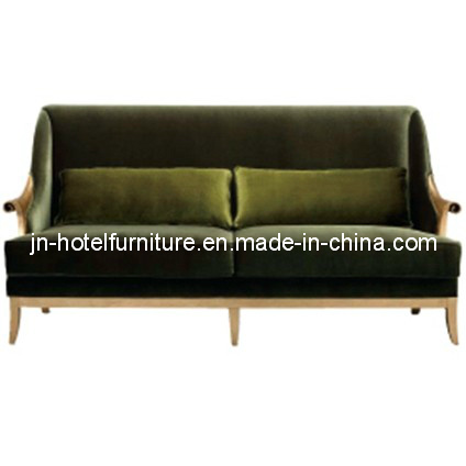 Wooden Fabric Hotel Sofa Set