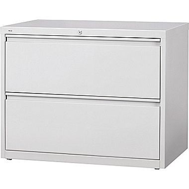 White 2 Drawer Lateral File Cabinet Metal